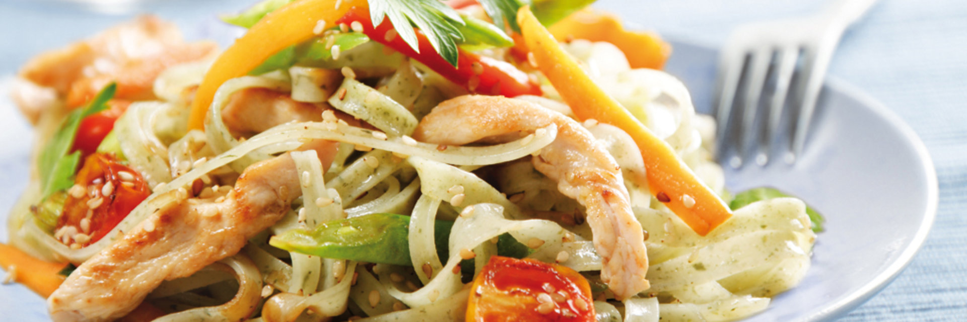 Ein Teller mit leckerem Essen